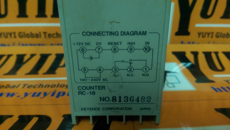 KEYENCE RC-18 COUNTER - PLC DCS SERVO Control MOTOR POWER SUPPLY